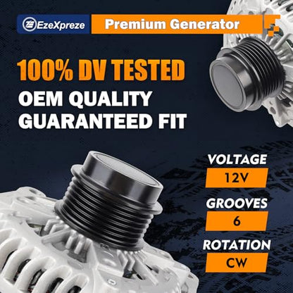 EZEXPREZE 84143540 170A High Output Alternator Fit for 2014