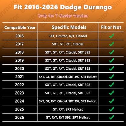 Floor Mats & Cargo Liner for Dodge Durango 2016
