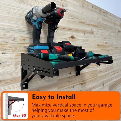 Heavy Duty Wall Mounted Shelf (2 Count)