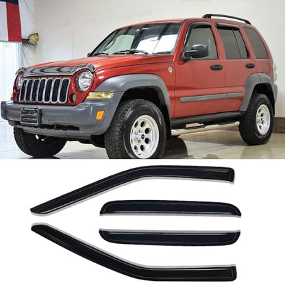 Window Visors Rain Guards for 2002
