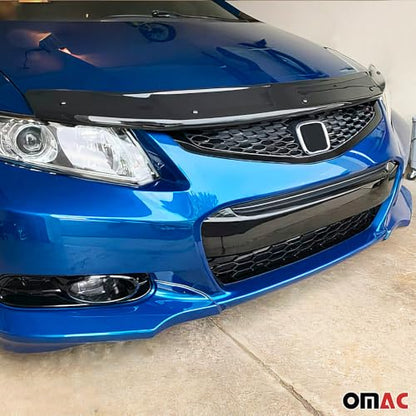 Set Bug Shield Hood Deflector & Window Visor Vent for Honda Civic 2012
