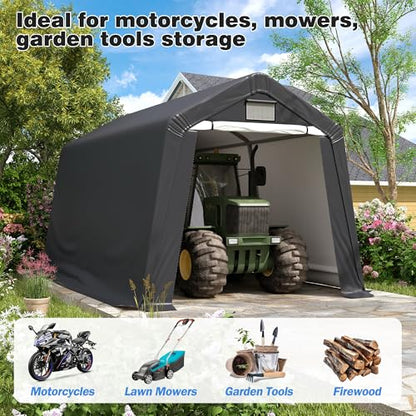 8' x 14' Outdoor Storage Shelter Shed