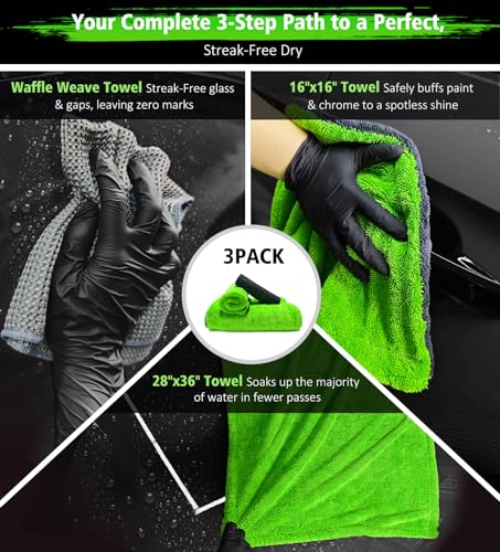 3 Pack Drying Towel Set (3 Count)