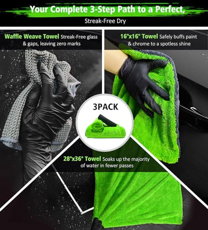 3 Pack Drying Towel Set (3 Count)