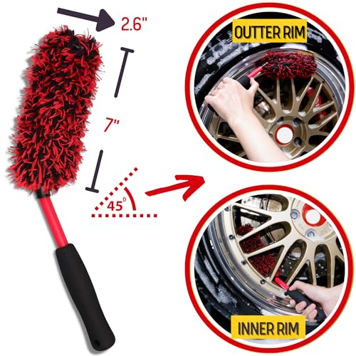 Angled Wheel Brush Kit 3 Pack