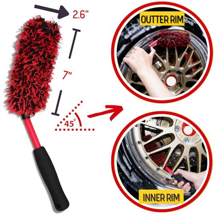 Angled Wheel Brush Kit 3 Pack