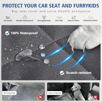XL Hard Bottom Dog Seat Cover for Dogs for Full