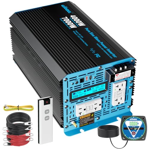 4000 Watt 24 V Pure Sine Wave Power Inverter 7000Watt Surge