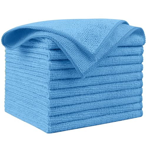 Microfiber Cleaning Cloth Blue 10PK (10 Count)