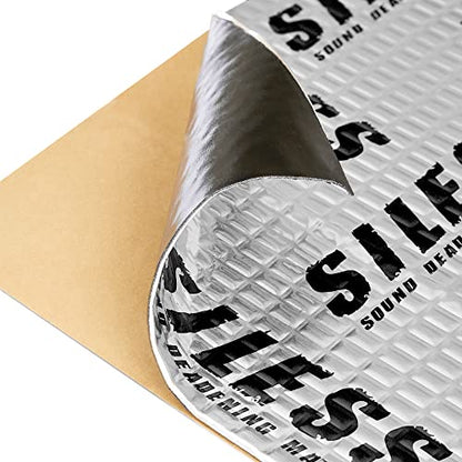 80 mil (2mm) 36 sqft (3.4 sqm) Car Sound Deadening mat - Butyl Automotive Sound Deadener - Noise Insulation and Vibration Dampening Material (36 sqft)
