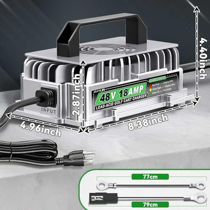 48 Volt 18 AMP Golf Cart Battery Charger for Club Car 3