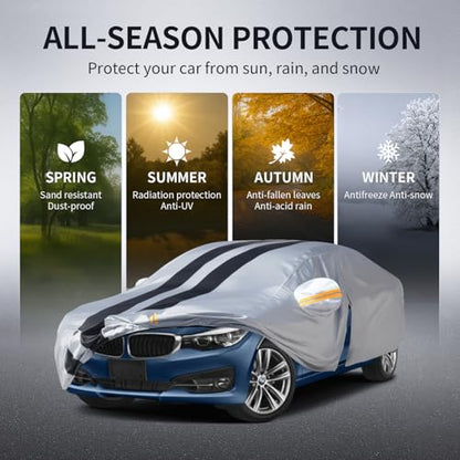 Multi Layer Car Cover Custom Fit for BMW 3 Series 320i