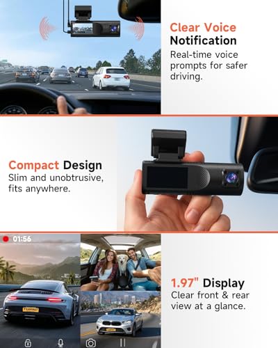 Dash Cam Front and Rear