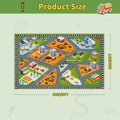 Kids Carpet Playmat Rug (14.87 Sq Ft)
