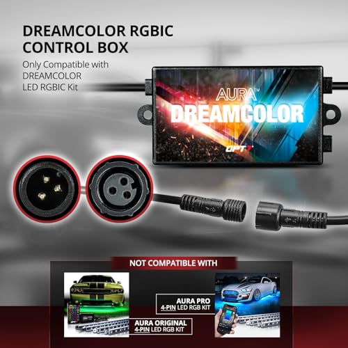 Aura DreamColor Underglow Chasing Light Kit with APP & Remote Control (4 Count)