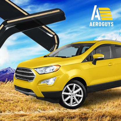 Extra Durable Window Deflectors in (4 Count)