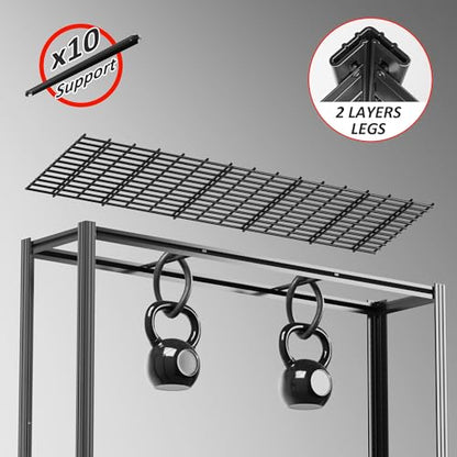 60" W Garage Shelving Heavy Duty Metal Shelving 3030LBS