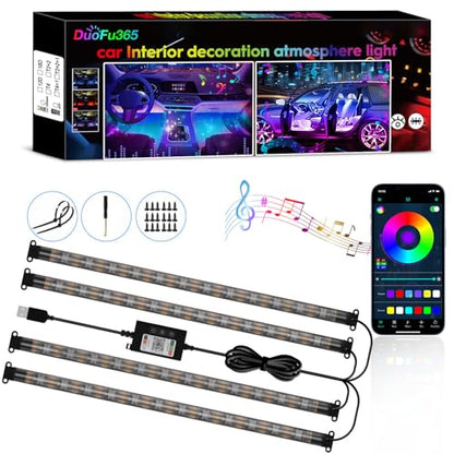 Car Led Strip Lights (4 Count)