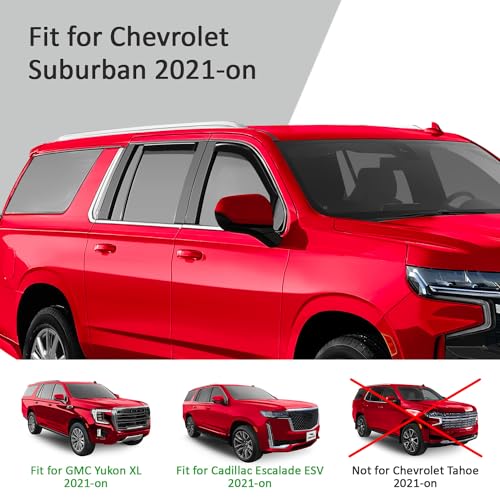 in Channel Extra Durable Rain Guards for Chevrolet