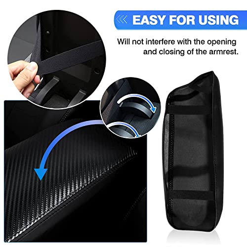 Center Console Cover for Hyundai Sonata 2020 2021 2022 2023 Accessories Carbon Fiber Armrest Cover Anti