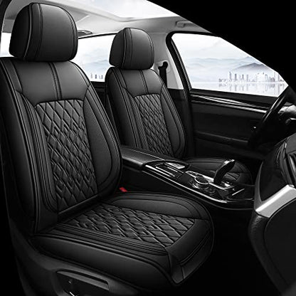 Leather Car Seat Covers Front Pair