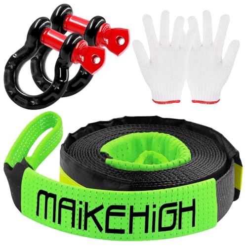 Tow Strap Heavy Duty with Hooks (2 Count)