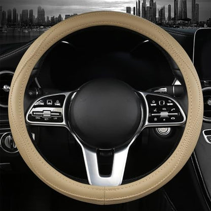 Cowhide Steering Wheel Cover
