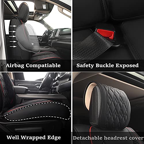 Car Seat Covers for Dodge Ram 2 Pcs Front (2 Count)
