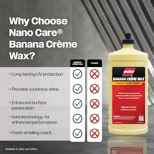 Nano Care Banana Creme Wax for Automotive Finishes (32 Fl Oz)