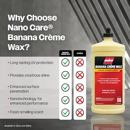 Nano Care Banana Creme Wax for Automotive Finishes (32 Fl Oz)