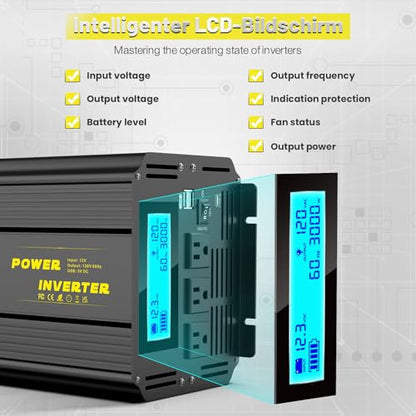 3000 Watt Modified Sine Wave Power Inverter