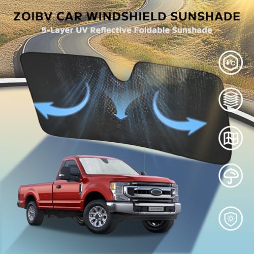 Car Windshield Sun Shade for Ford F250 F350 F450 F550 2017