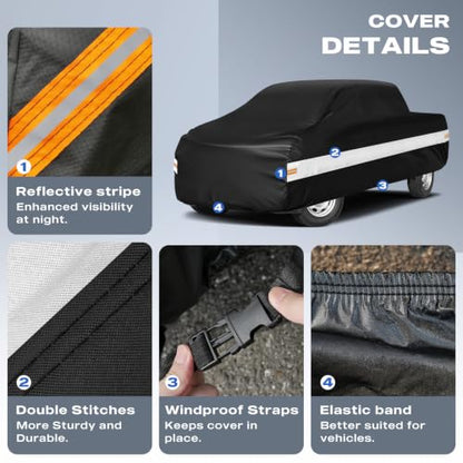 10 Layers Truck Cover Waterproof All Weather Custom Fit Nissan Frontier
