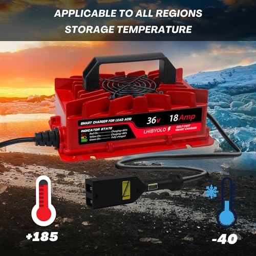 36V Golf Carts Battery Charger for 18 AMP EZGO TXT