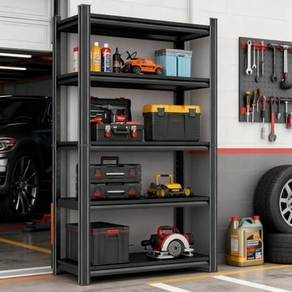 Adjustable 5 Tier Garage Shelving