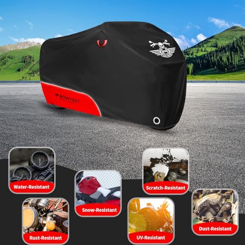 Motorcycle Cover Waterproof Outdoor Storage All Season Protection