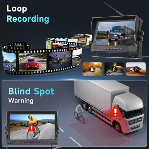 9 Inch Wireless Backup Camera for Truck
