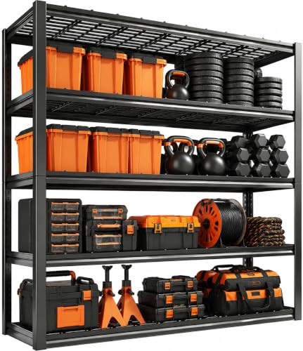 Garage Shelving 3000 LBS Adjustable Metal Storage Shelves