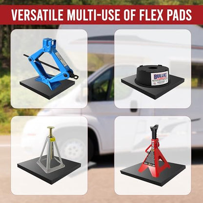 USA Made RV Leveling Jack Flex Pads 12"