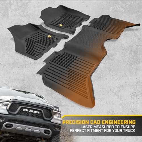 JustFit™ 3D Custom Fit Floor Mats for Dodge Ram 1500 Crew Cab 2009