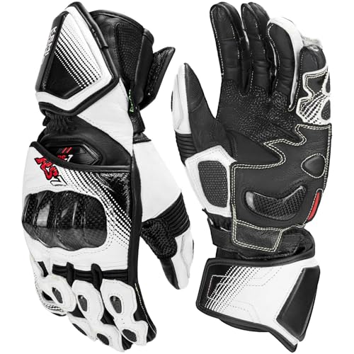 Leather Motorcycle Gloves for Men and Women