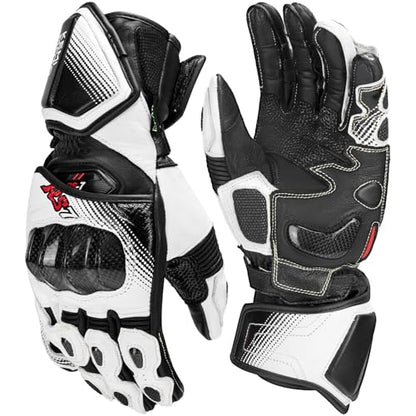 Leather Motorcycle Gloves for Men and Women