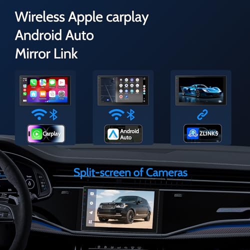 Double Din Car Stereo Radio with 7 inch HD Touchscreen