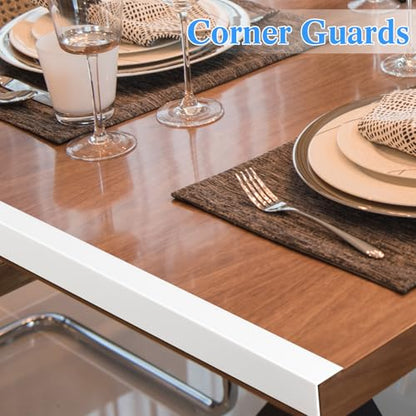 10 Pcs Wall Corner Protector Guards with Self Adhesive (10 Count)