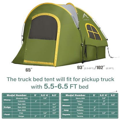 Pickup Truck Bed Tent