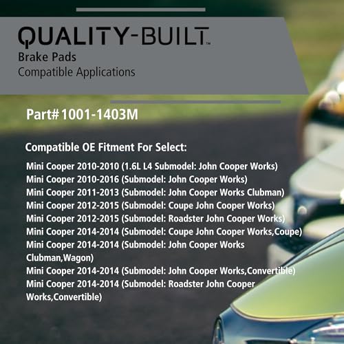 Front Semi Metallic Brake Pads