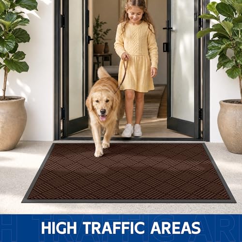 Durable Indoor Outdoor Door Mat (12 Sq Ft)