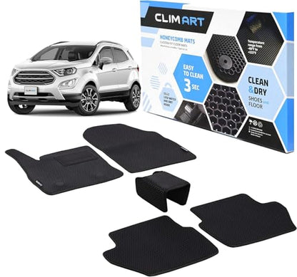 All Weather Car Floor Mats Compatible with Ford EcoSport 2018