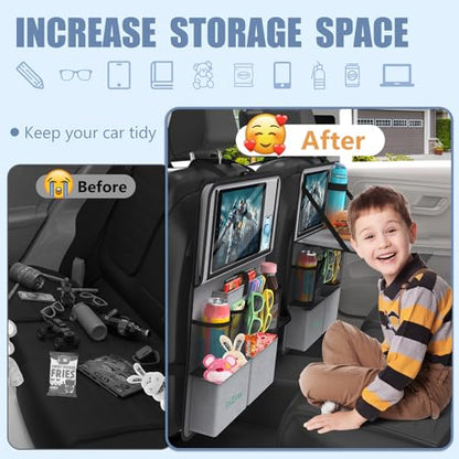 Car Backseat Organizer with Tablet Holder