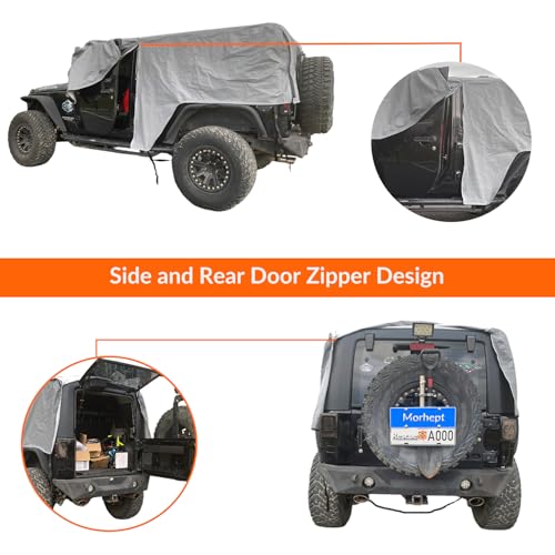 Waterproof Cab Cover for Jeep Wrangler JK JL 4 Door